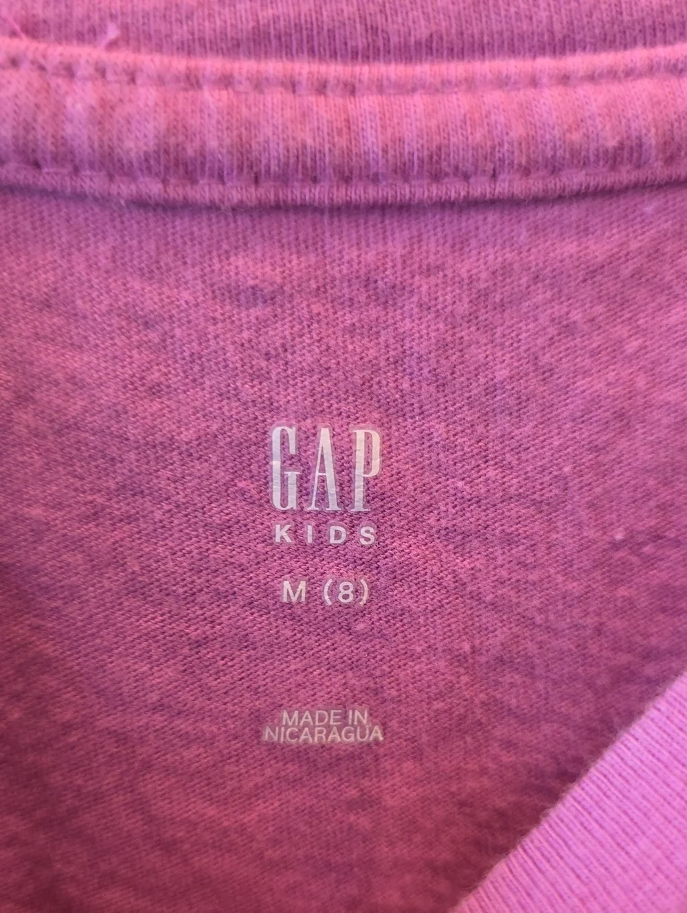 GAP Kids Floral Logo Tee Size 8